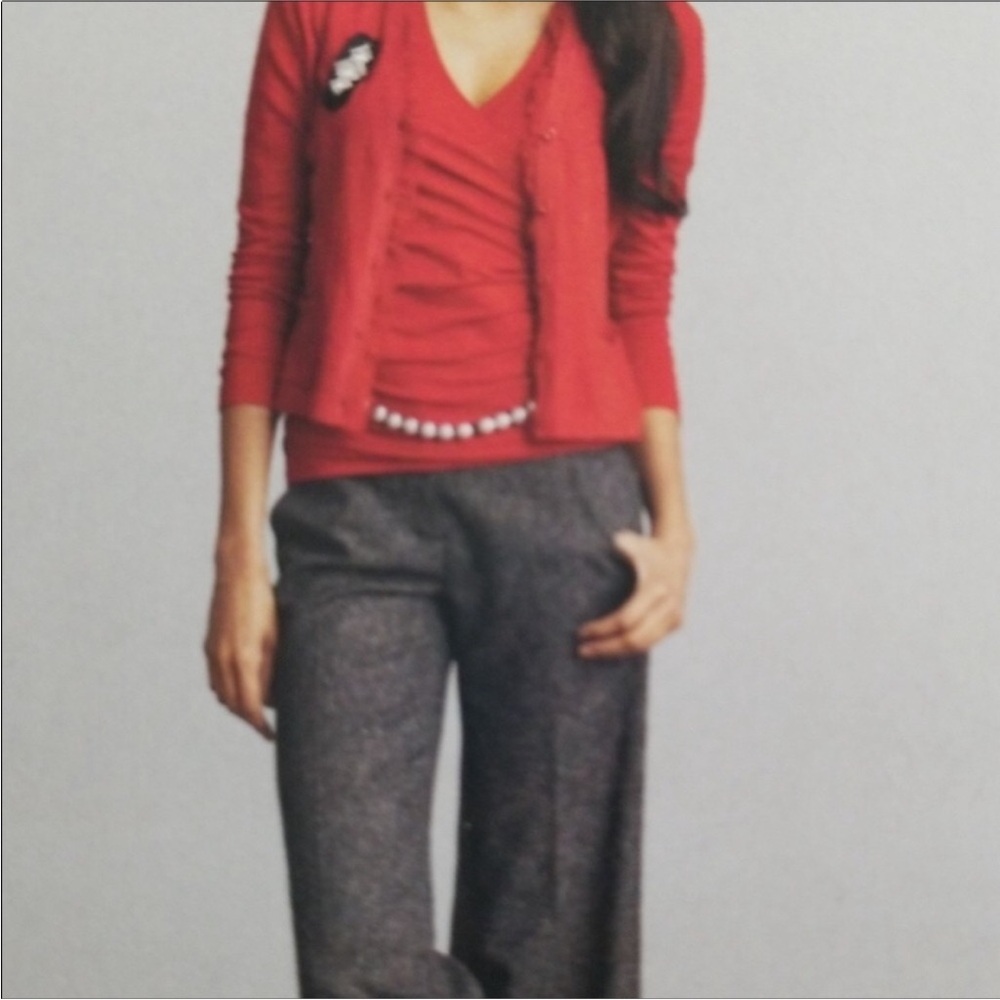 CAbi Elegant Black Belt with Silver Beads